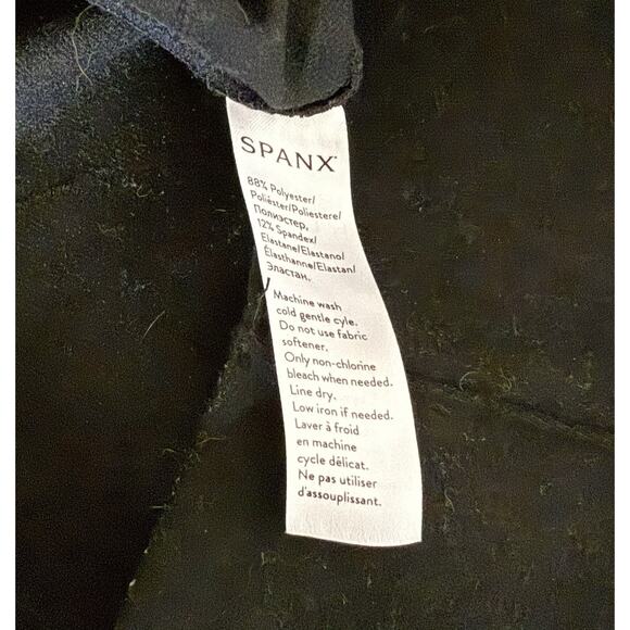 Spanx Essential Leggings Womens Medium Capris Black High Waisted Legging FL1415 - Picture 7 of 8